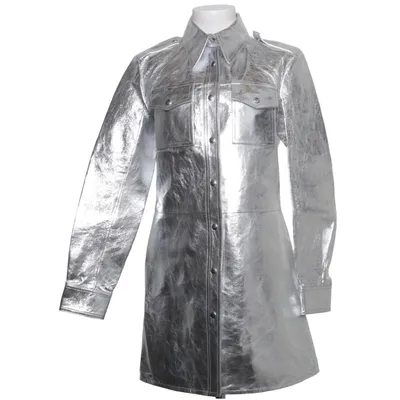 Kappa (Silverfärgad) från Calvin Klein 205W39NYC Bomull, Skinn