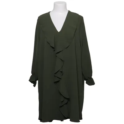 Wrap dress (Green) from Creme Fraiche Elastane, Polyester