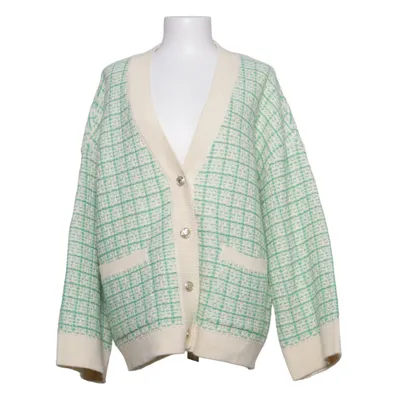 Cardigan (Grøn, Hvid) fra YAS Akryl, Metallfiber, Nylon