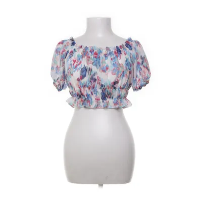 Crop top (Wit, Meerkleurig) van Loavies Polyester