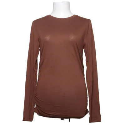 Långärmad t-shirt (Brun) från Noisy May Bomull, Modal