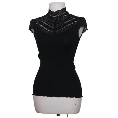Top (Schwarz) von Rosemunde Baumwolle, Elasthan, Polyamid, Seide