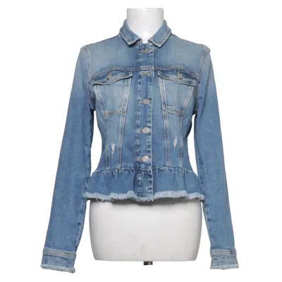 Denim jacket (Blue) from Comma Cotton, Elastane