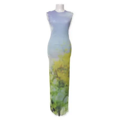 Maxi jurk (Meerkleurig) van Acne Studios Nylon