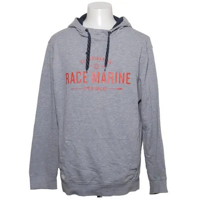 Sweat à capuche (Gris, Multicolore) de Race Marine Coton, Viscose