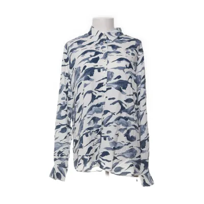 Skjorte (Hvid, Blå) fra The Shirt Factory Viscose