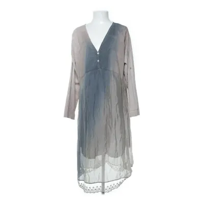 Klänning (Grå, Flerfärgad) från Made in italy Bomull, Silke, Viskos