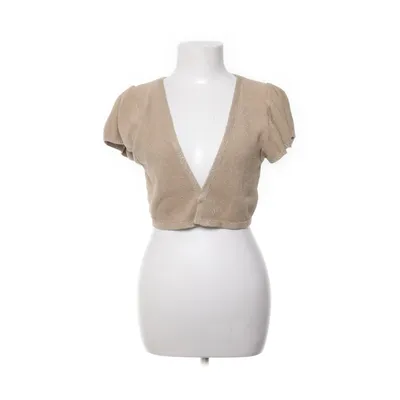 Bolero (Beige) från Massimo Dutti Woman Bomull, Polyester, Silke