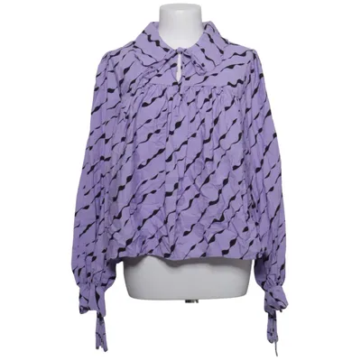 Blouse (Purple, Black) from Selected Femme Nylon, Viscose