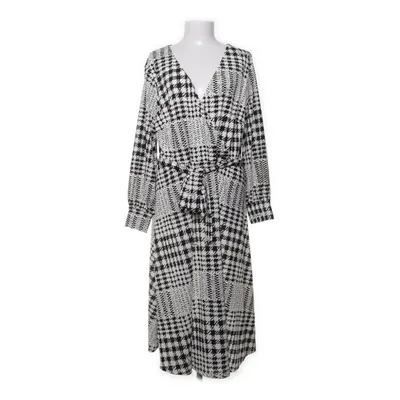 Slå-om-kjole (Sort, Flerfarvet) fra Richard Allan x H&M Polyester, Elastan