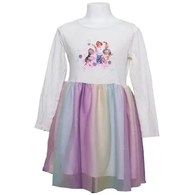 Kleid (Mehrfarbig, Weiß) von H&M x Disney Baumwolle, Polyester