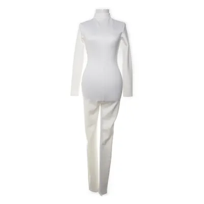 Byxdress (Vit) från NLY Trend Elastan, Polyester