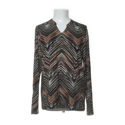 Langærmet t-shirt (Brun, Sort) fra Designed by 2-Biz Elastan, Viscose