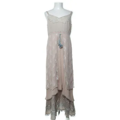 Maxi jurk (Beige) van Cream Katoen, Polyamide