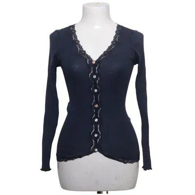 Cardigan (Blue) from Rosemunde Cotton, Elastane, Polyamide, Silk