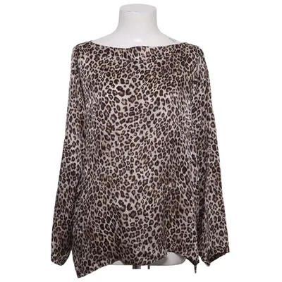 Blouse (Beige, Bruin) van Modes Stockholm Zijde