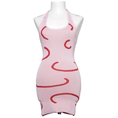Halterneckklänning (Rosa, Röd) från Shein Polyester