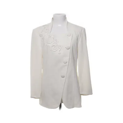 Kavaj (Vit) från Murek Fashion Acetat, Polyester