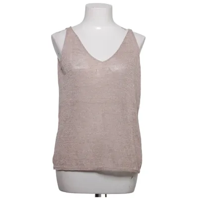 Tank Top (Beige) from EseOese Linen, Metallic fiber, Polyamide, Polyester