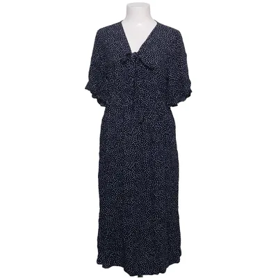 Maxi jurk (Blauw, Wit) van Yidarton