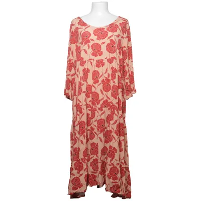 Klänning (Röd, Beige) från Du Milde Viskos