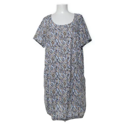 Klänning (Blå, Flerfärgad) från Zizzi Bomull