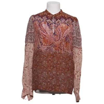 Blouse (Brown, Pink, Multicolored) from Vanessabruno Silk, Viscose