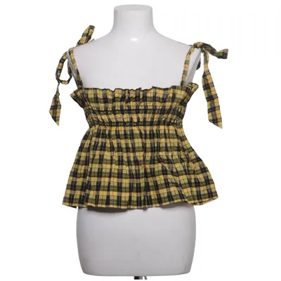 Crop top (Yellow, Black) from Ganni