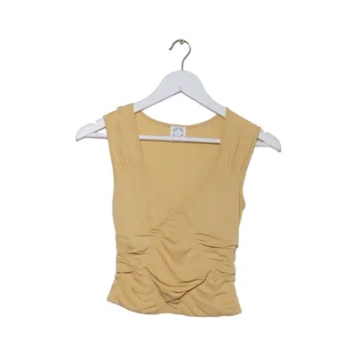 Haut (Jaune) de With Jéan Élasthane, Polyester, Viscose