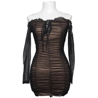 Robe (Noir, Beige) de Fashion Nova Élasthane, Polyamide, Polyester