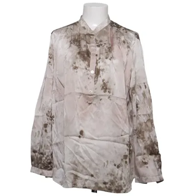 Blouse (Beige, Multicolore) de Mybc Soie