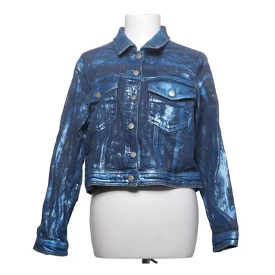 Denimjakke (Blå) fra My Essential Wardrobe Bomuld, Elastan, Genanvendt polyester