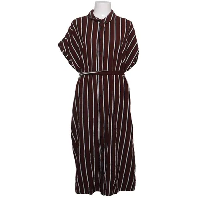 Shirt dress (Brown, White, Black) from Anytime Cotton, Linen, Viscose
