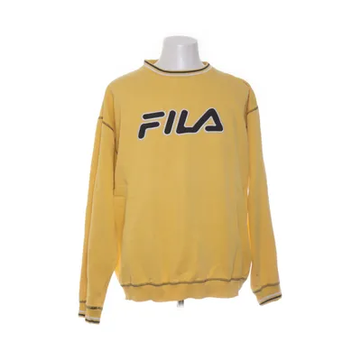 Collegetröja (Gul) från Fila Bomull, Polyester