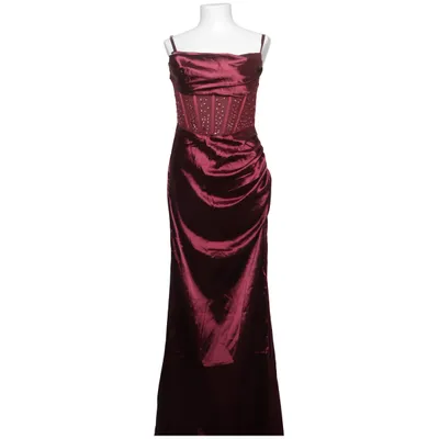 Aftenkjole (Rød) fra Shein Elastan, Polyester