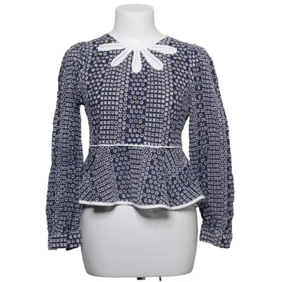 Blouse (Bleu, Blanc) de Verse Élasthane, Polyester, Coton recyclé