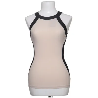 Débardeur de sport (Beige, Noir) de Fitnessguru Élasthane, Polyamide
