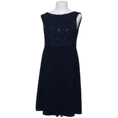 Cocktail dress (Blue) from Marie Blanc Elastane, Polyamide, Polyester