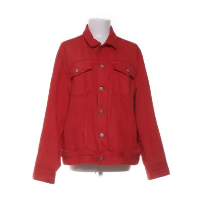 Veste en jean (Rouge) de H&M Coton