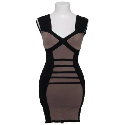 Robe (Noir, Beige) de Lipsy Coton, Polyester