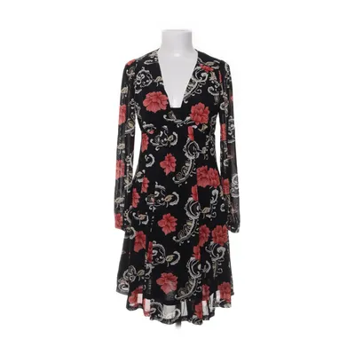 Jurk (Zwart, Meerkleurig) van Cappuccini Polyester, Elastaan