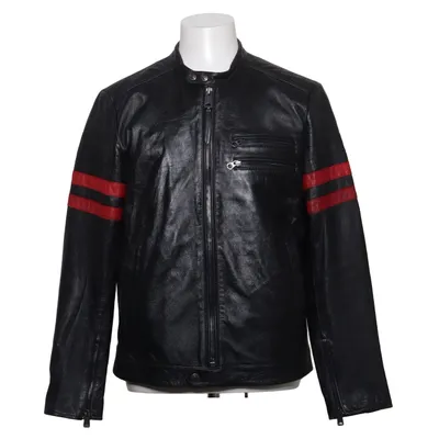 Lederjacke (Schwarz, Rot) von Replay