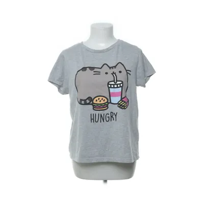 T-shirt (Gray, Multicolored) from Pusheen Cotton, Polyester