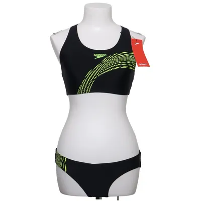 Badedragt (Sort, Gul) fra Speedo Elastan, Polyamid, Polyester