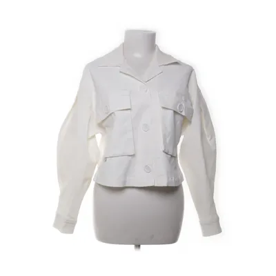 Overshirt (White) from Prodotto Importato Cotton, Polyester, Elastane