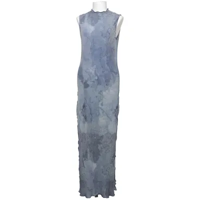 Maxikleid (Blau, Grau) von Anthropologie Elasthan, Polyester