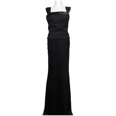 Aftenkjole (Sort) fra Poly Elastan, Polyester