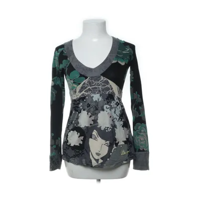 Top (Zwart, Meerkleurig) van Desigual Katoen, Viscose