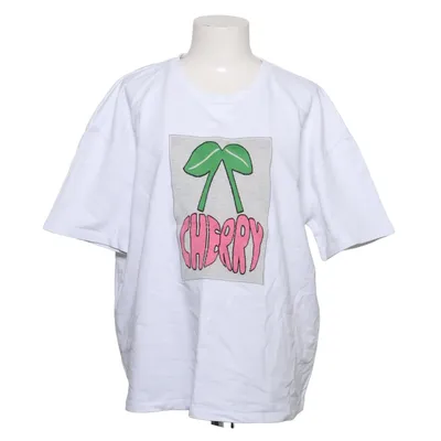 T-shirt (Wit, Meerkleurig) van Reserved Katoen