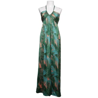 Maxi dress (Green, Multicolored) from Queenie Polyester